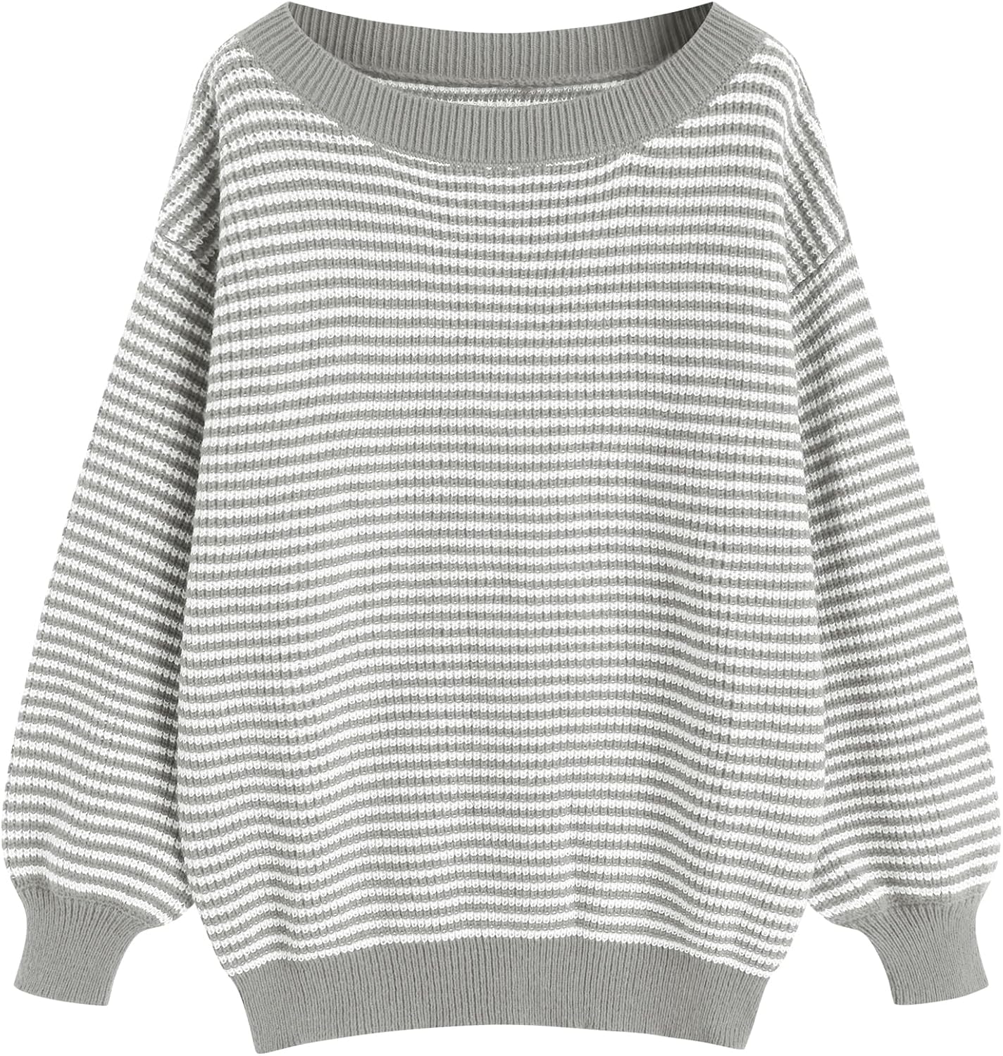 ZAFUL Off Shoulder Knit Sweater for Women - Cozy Pullover Tops