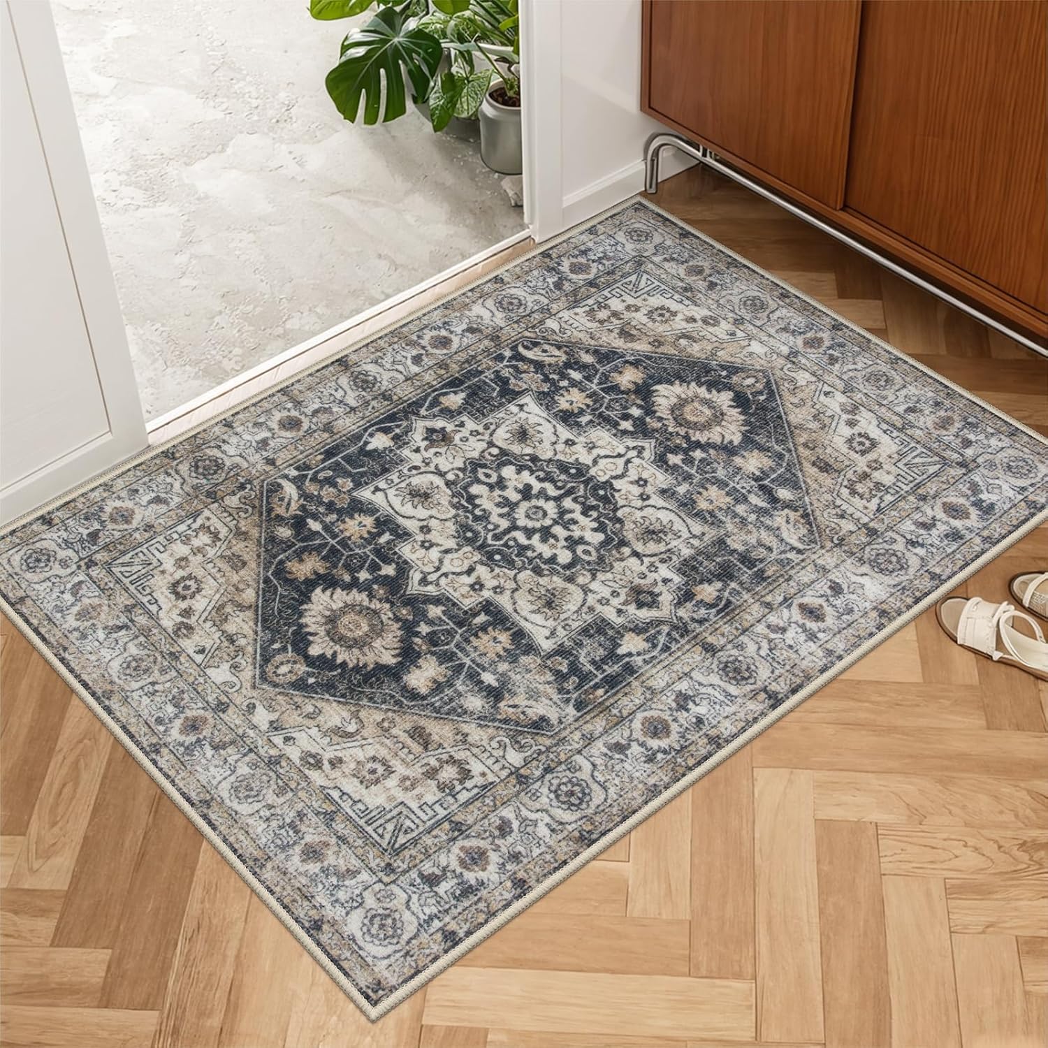 Collive Indoor Door Mat - Non Slip Washable Large Doormat