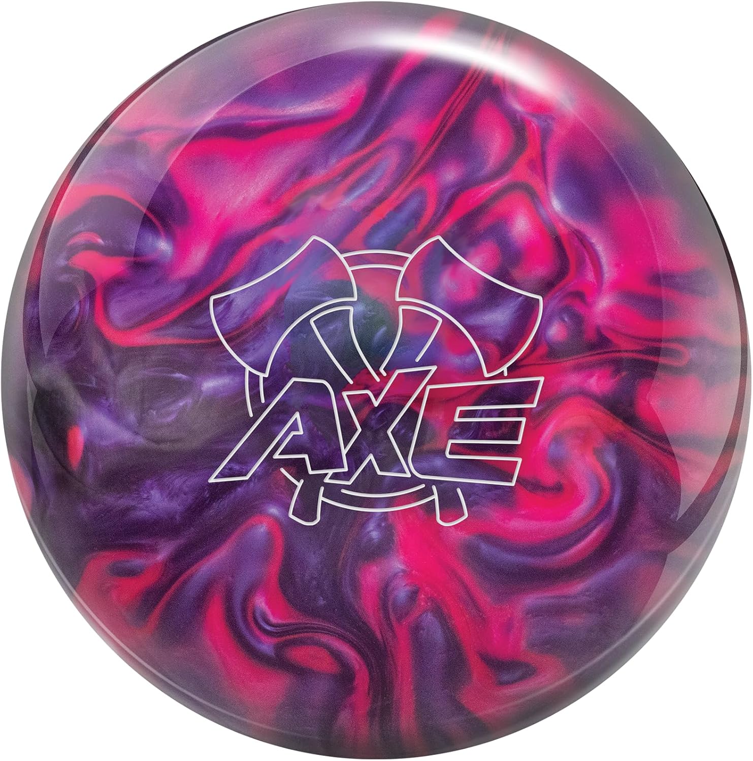 Hammer Axe Purple/Pink Bowling Ball for Precision and Style