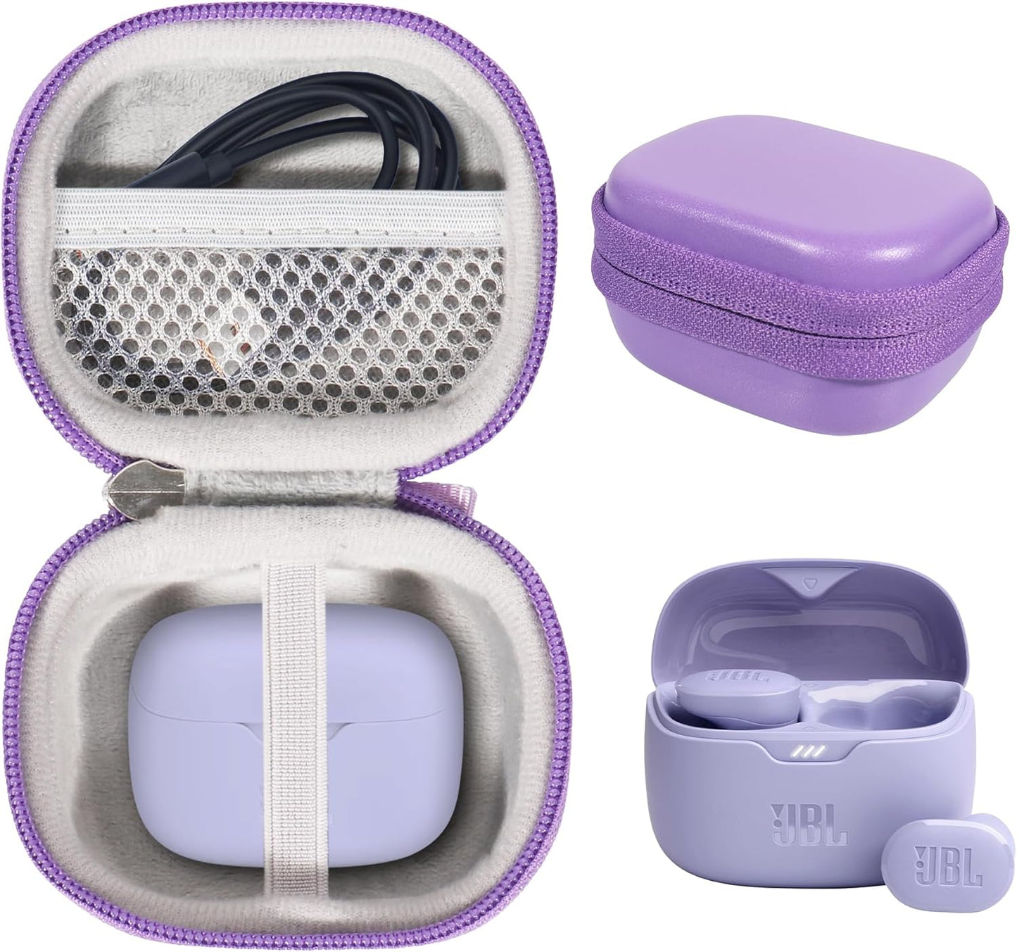 Protective Purple Case for JBL Tune Buds