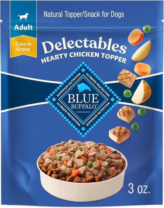 Blue Buffalo Delectables Wet Dog Food Toppers with Chicken Cuts