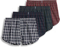 Men's Tapered 5ft Boxer 4 Pack - Mid Rise Cotton Blend