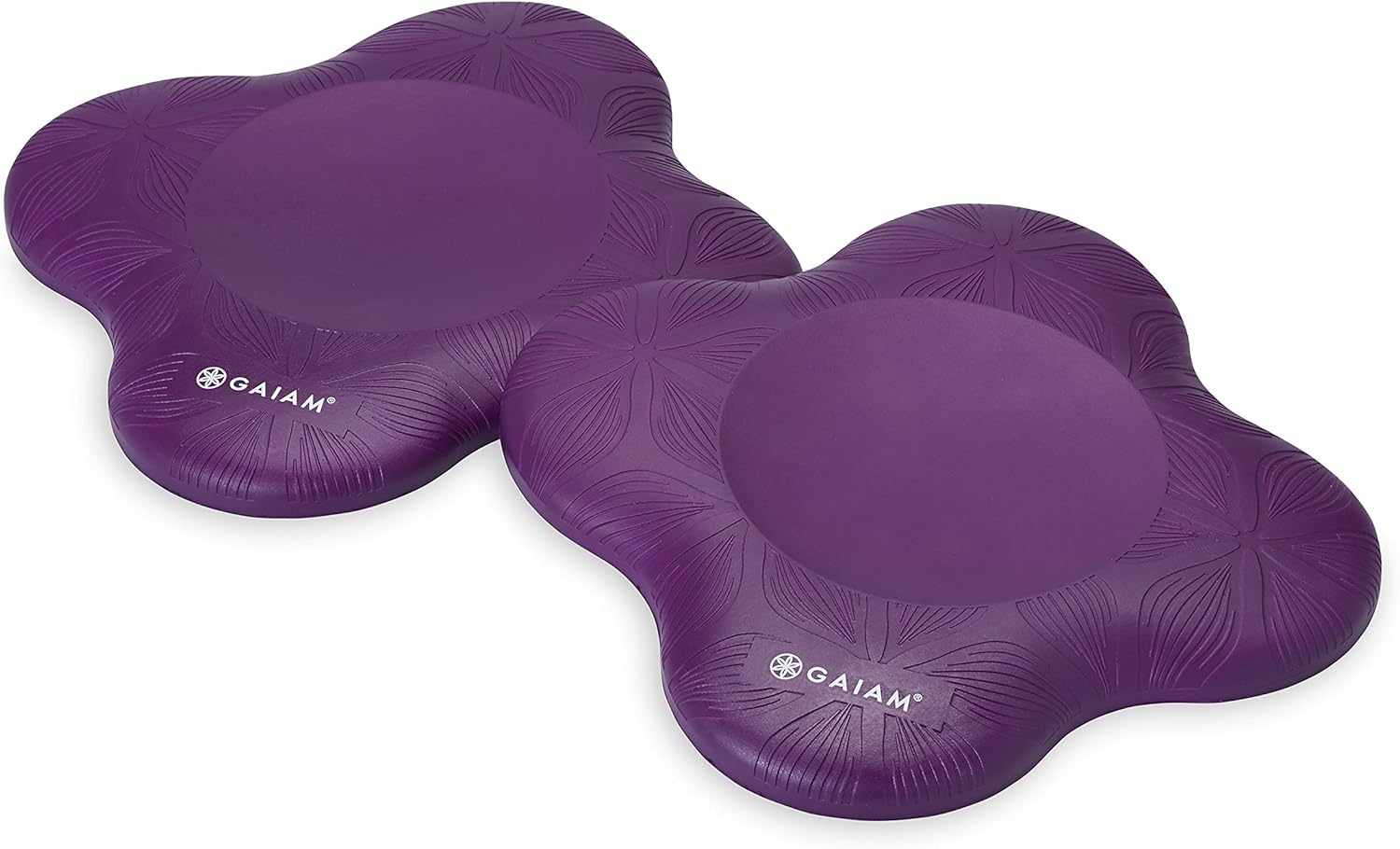 Gaiam Yoga Knee Pads - Cushioned Support Set