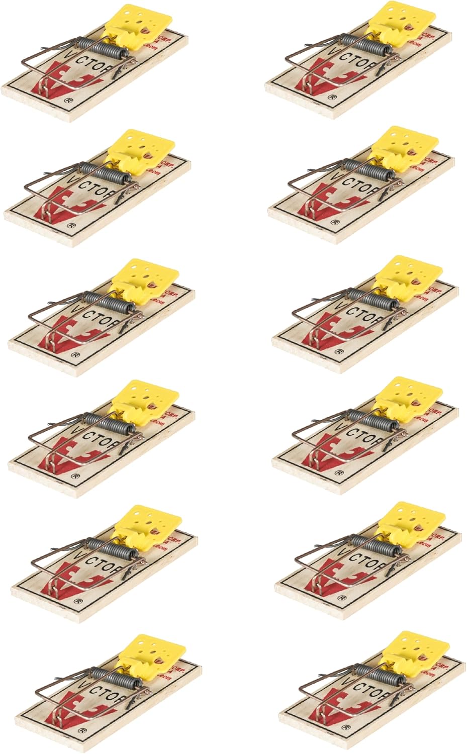 Victor FSC Wood Snap Mouse Trap - 12 Traps