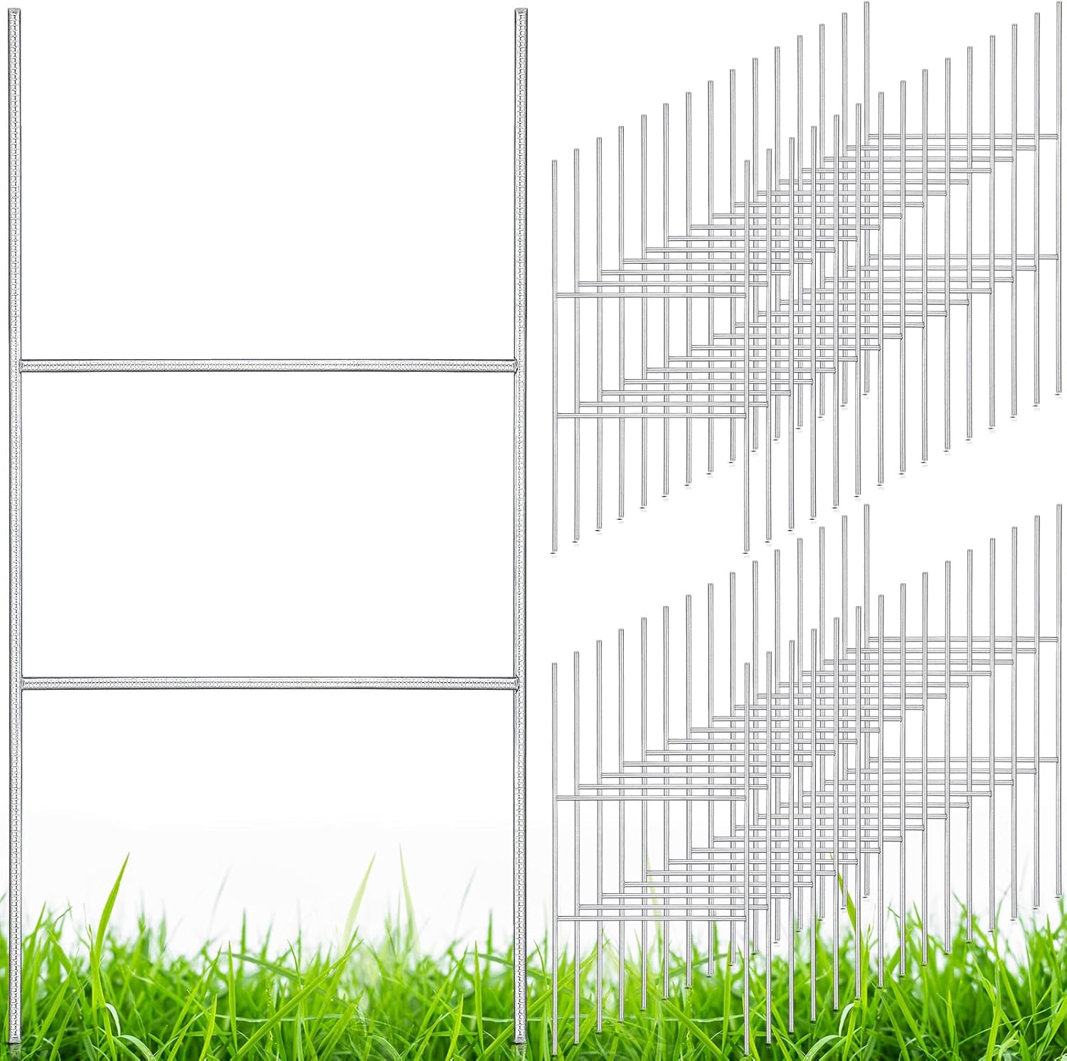 Durable 30 Pcs Yard Sign Stakes for All Weather Conditions