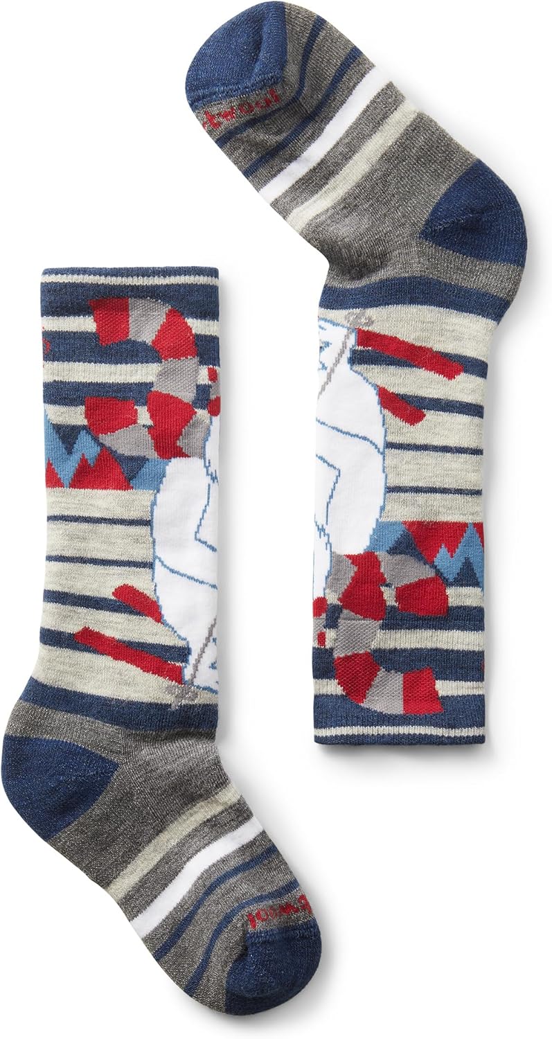 Cozy Yeti Merino Wool Kids' Ski Socks