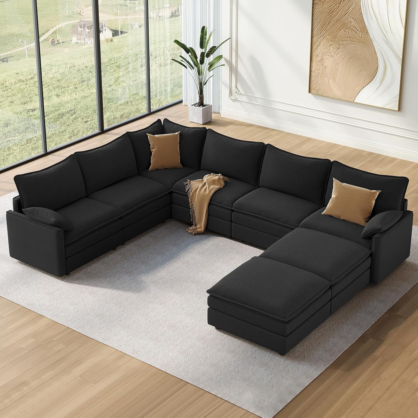 Vesgantti Large Modular Sectional Sofa for Ultimate Comfort