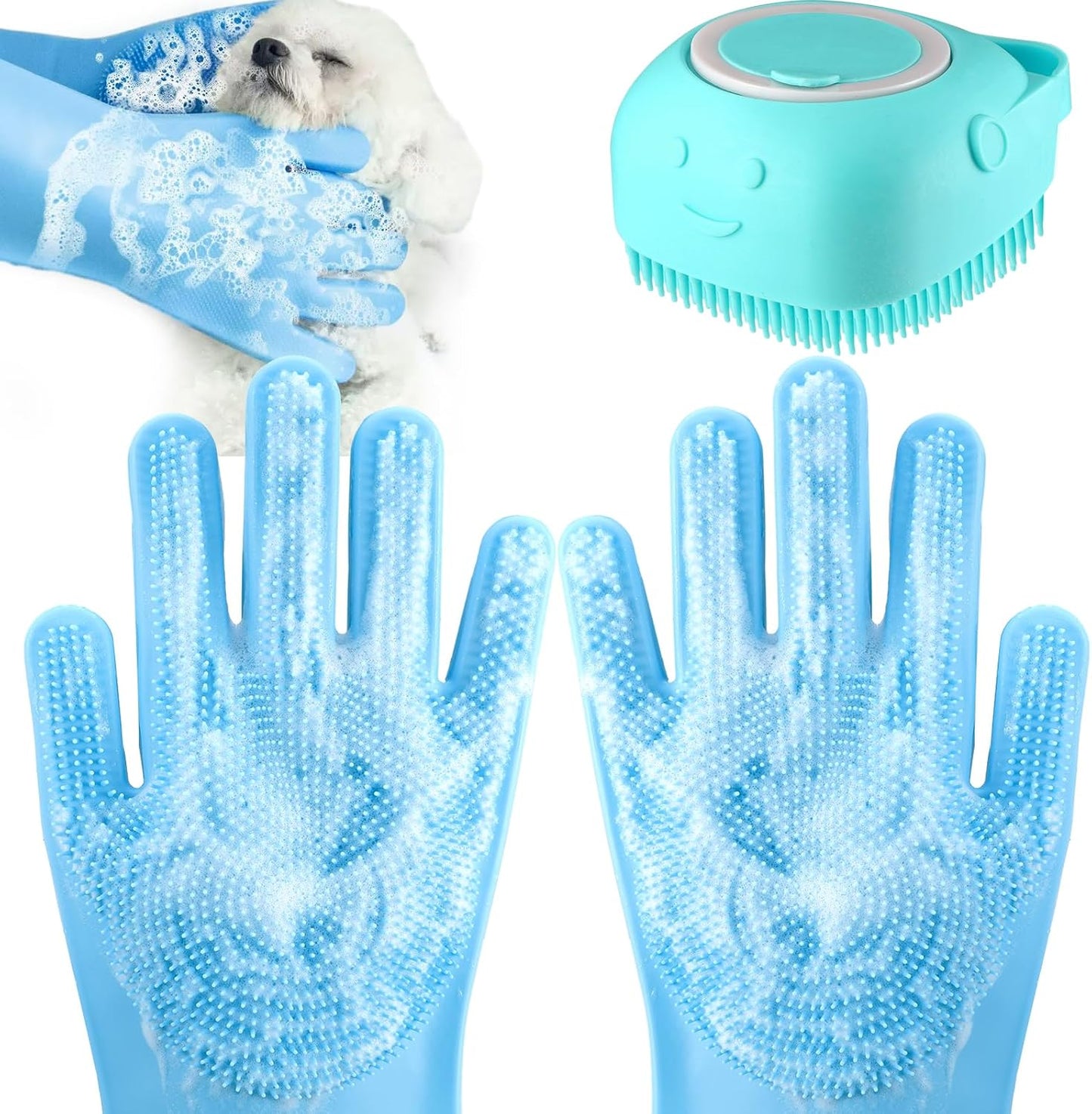 VIWIK Pet Bath Brush for Efficient Grooming