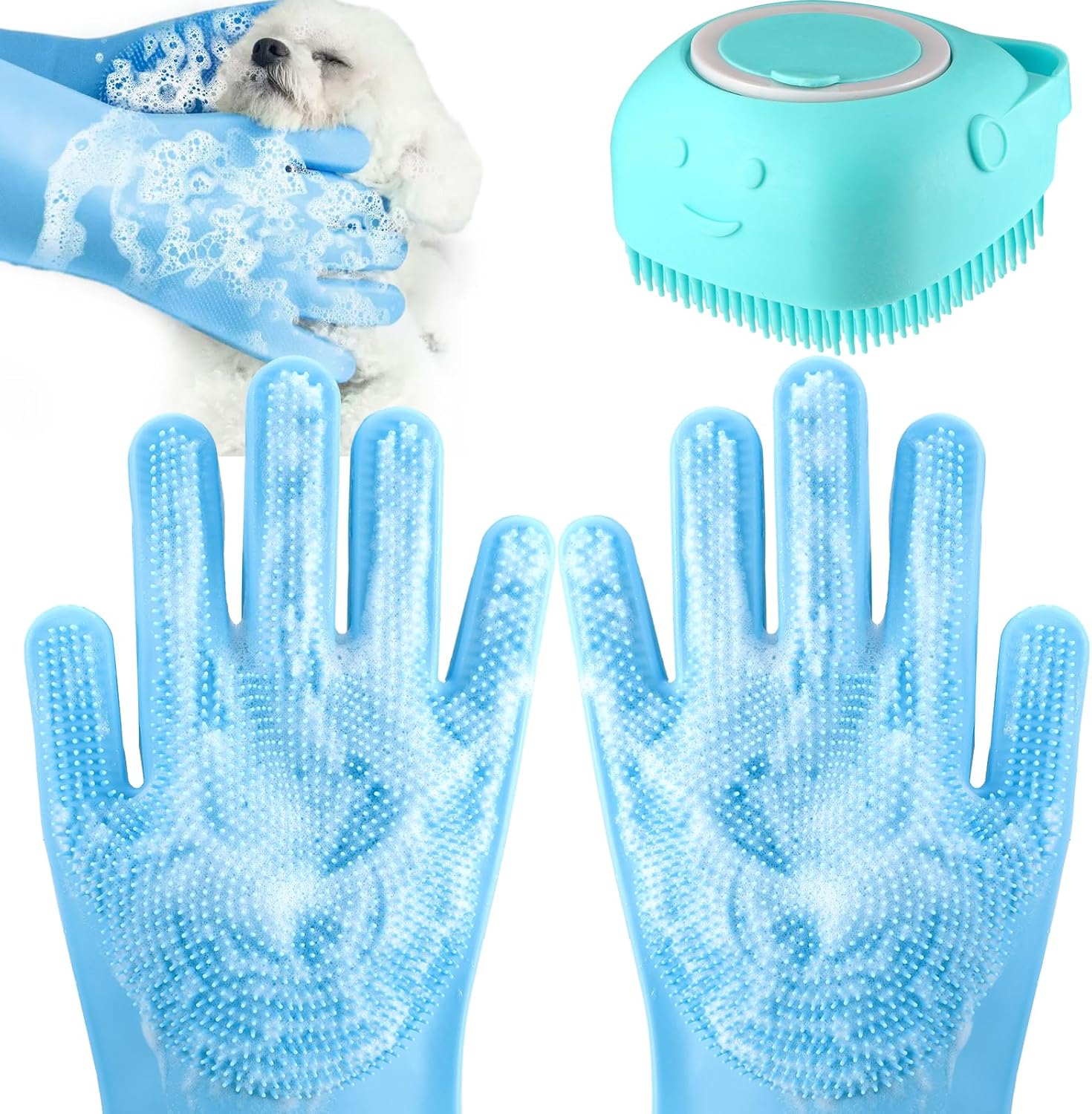 VIWIK Pet Bath Brush for Efficient Grooming