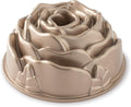Nordic Ware Rose Bundt Pan 10 Cup Toffee - Detailed Cake Detail