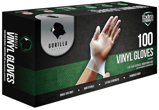 1000 Count Small Disposable Vinyl Gloves by GORILLA SUPPLY