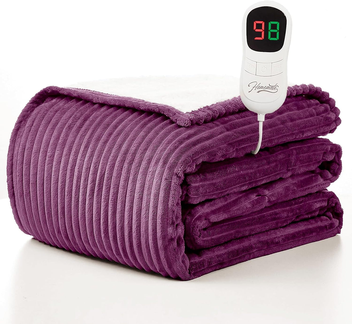 Homemate Electric Heated Blanket Full Size for Ultimate Comfort