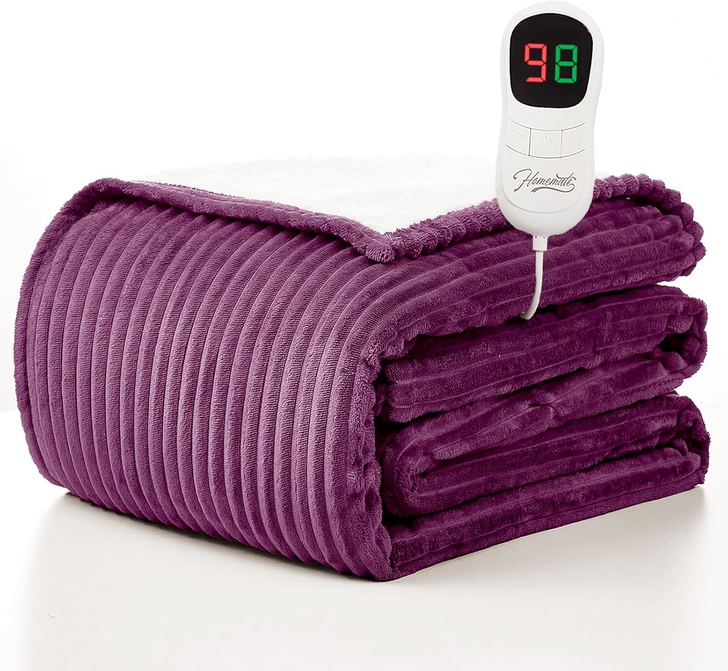 Homemate Electric Heated Blanket Full Size for Ultimate Comfort