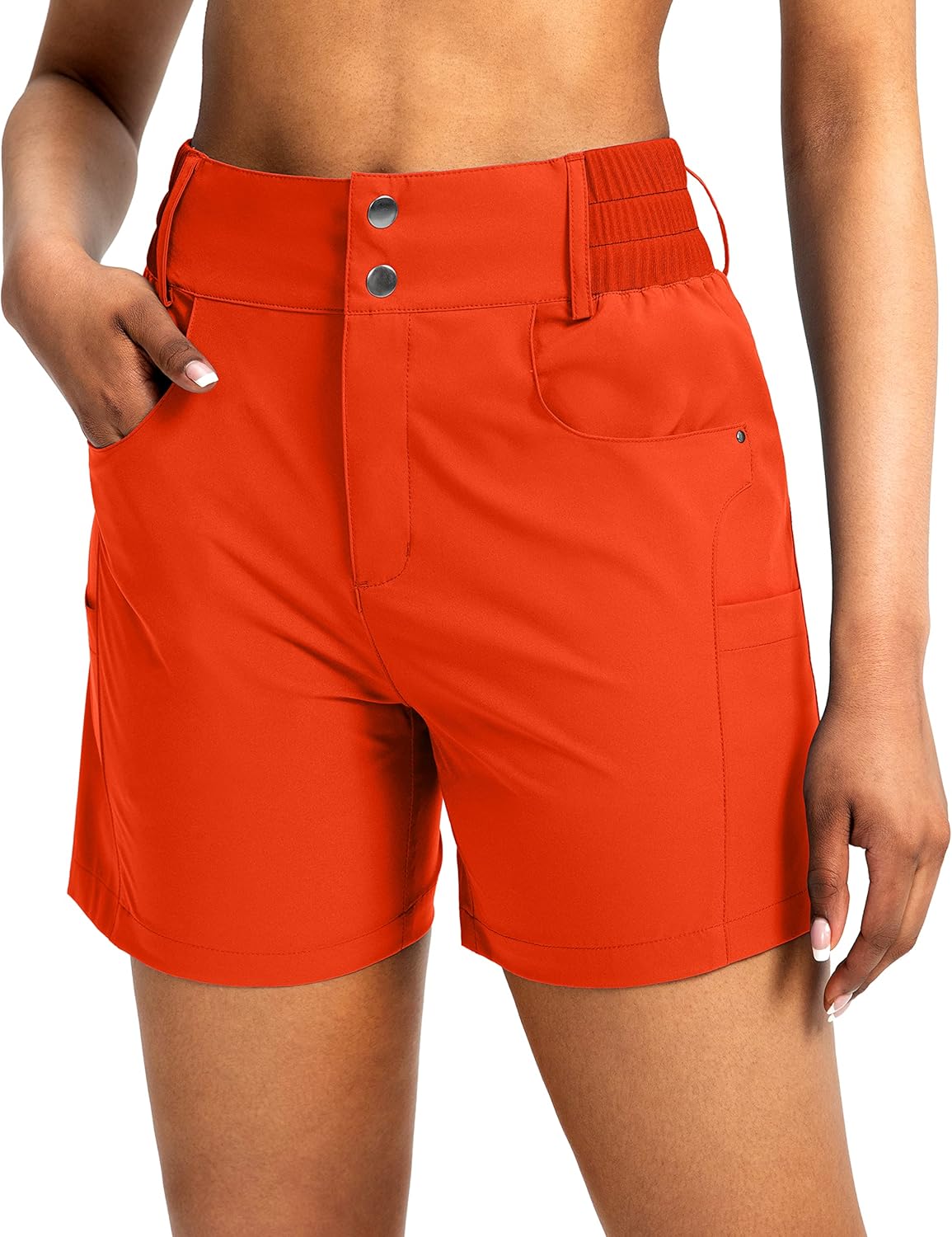 Viodia Women's 5in Hiking Golf Shorts with Pockets for Summer