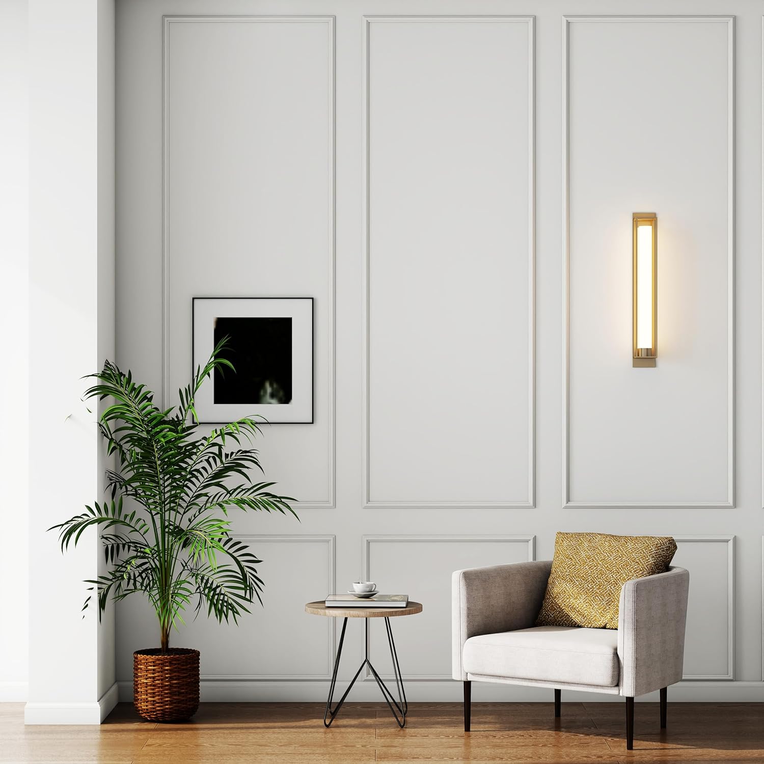 Pangda Peel and Stick Wall Molding Kit for Elegant Decor