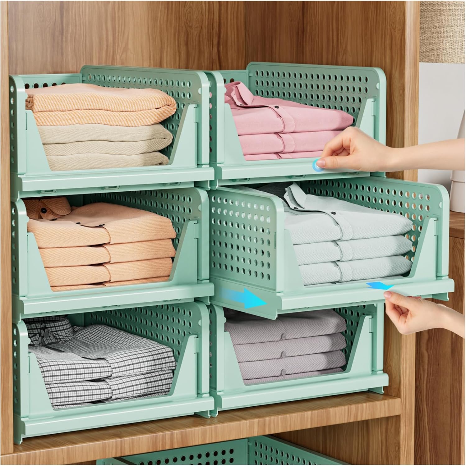 Stackable Closet Organizer Box - Multifunctional Storage Solution