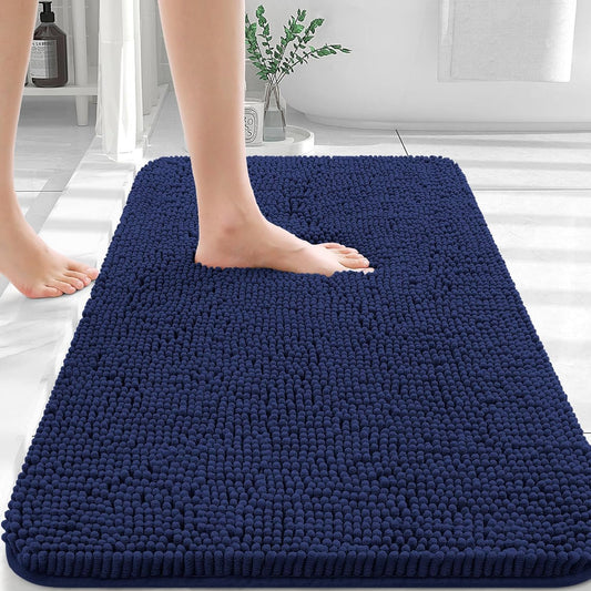 OLANLY Extra Soft Chenille Bath Rugs for Ultimate Comfort