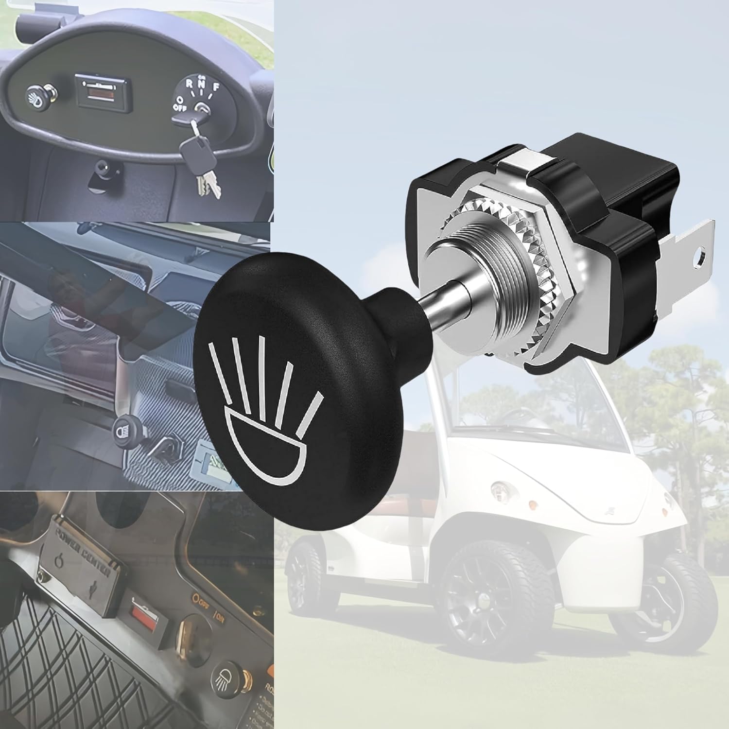 Enhance Your Golf Cart Lights with 12V-48V Switch