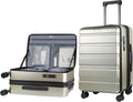 KROSER Carry On Luggage with Spinner Wheels and TSA Lock