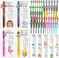 Inspirational Animal Ballpoint Pens Bulk 60 Sets - Motivational Office