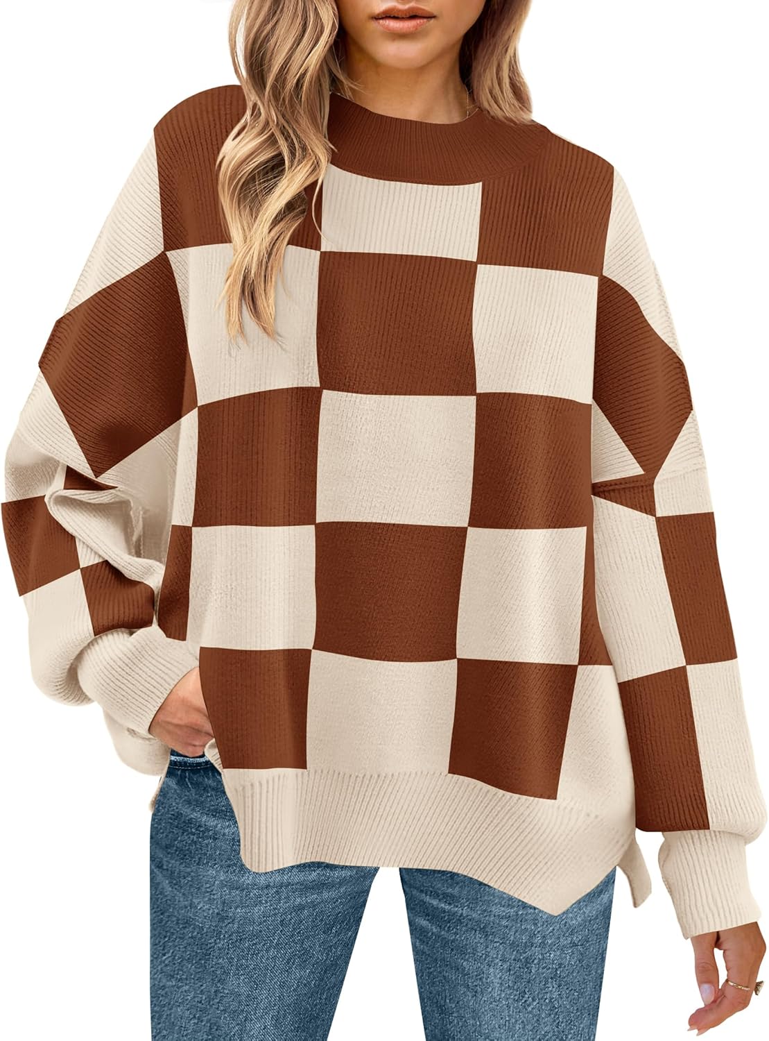ZESICA Women's Winter Oversized Sweaters for Cozy Comfort