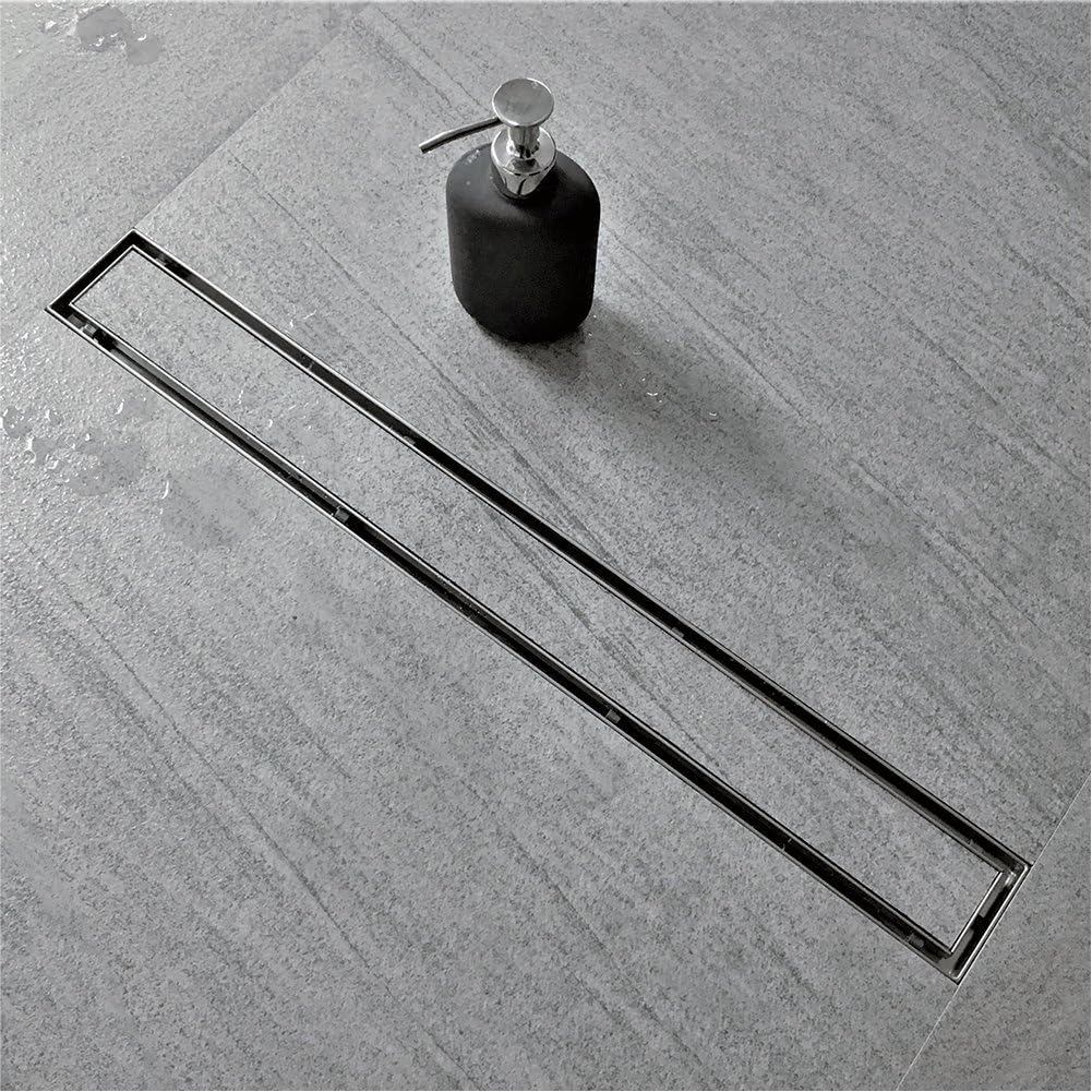 Neodrain 28-Inch Linear Shower Drain with Tile Insert Grate