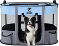 Foldable Dog Playpen for Small Dogs - Portable Indoor Outdoor Use