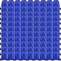 KUUQA 100Pcs Blue Drawstring Backpack Bags for Sports & Travel