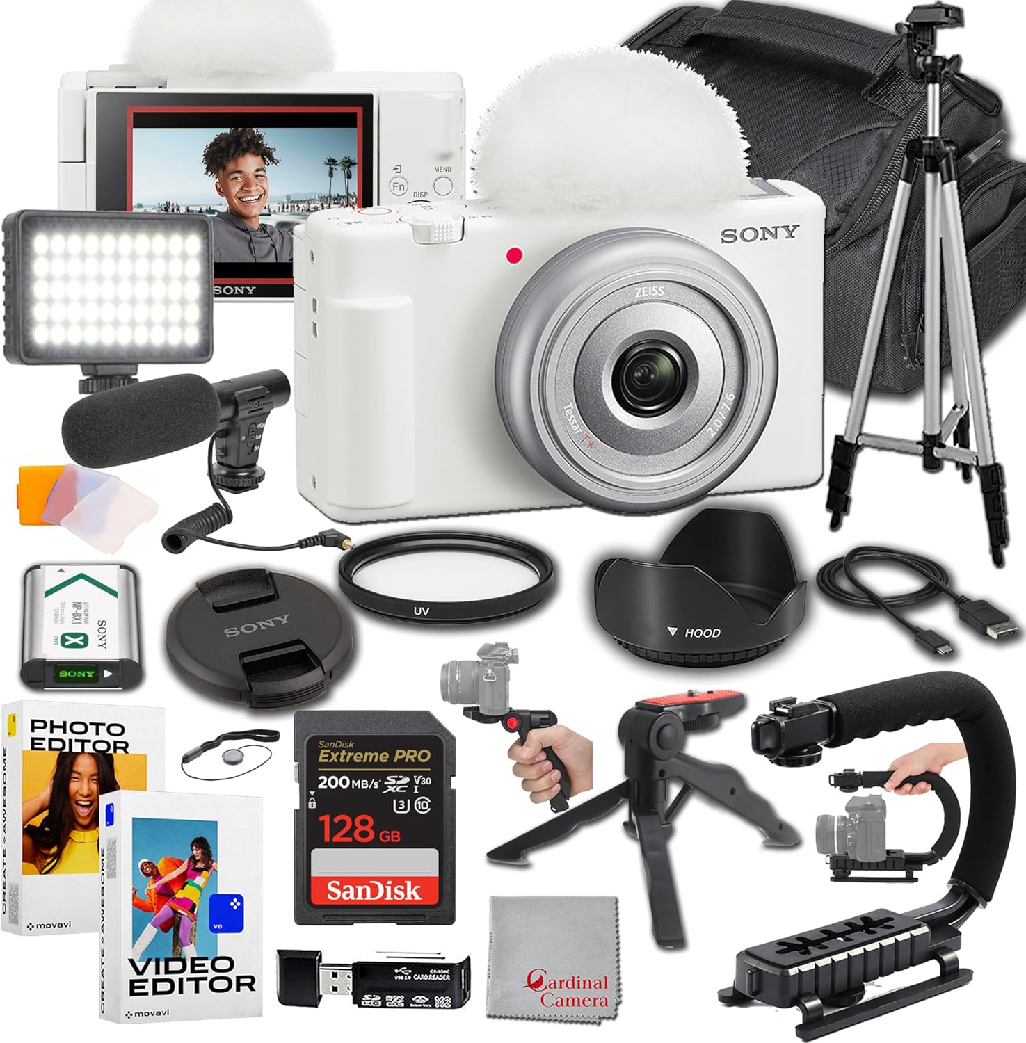 Sony ZV-1F Content Creator's Ultimate Kit for Vloggers