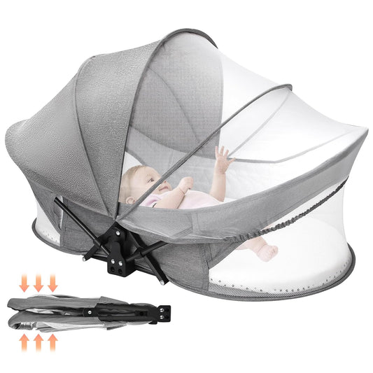 Portable Baby Travel Bassinet: Sturdy, Foldable & Washable