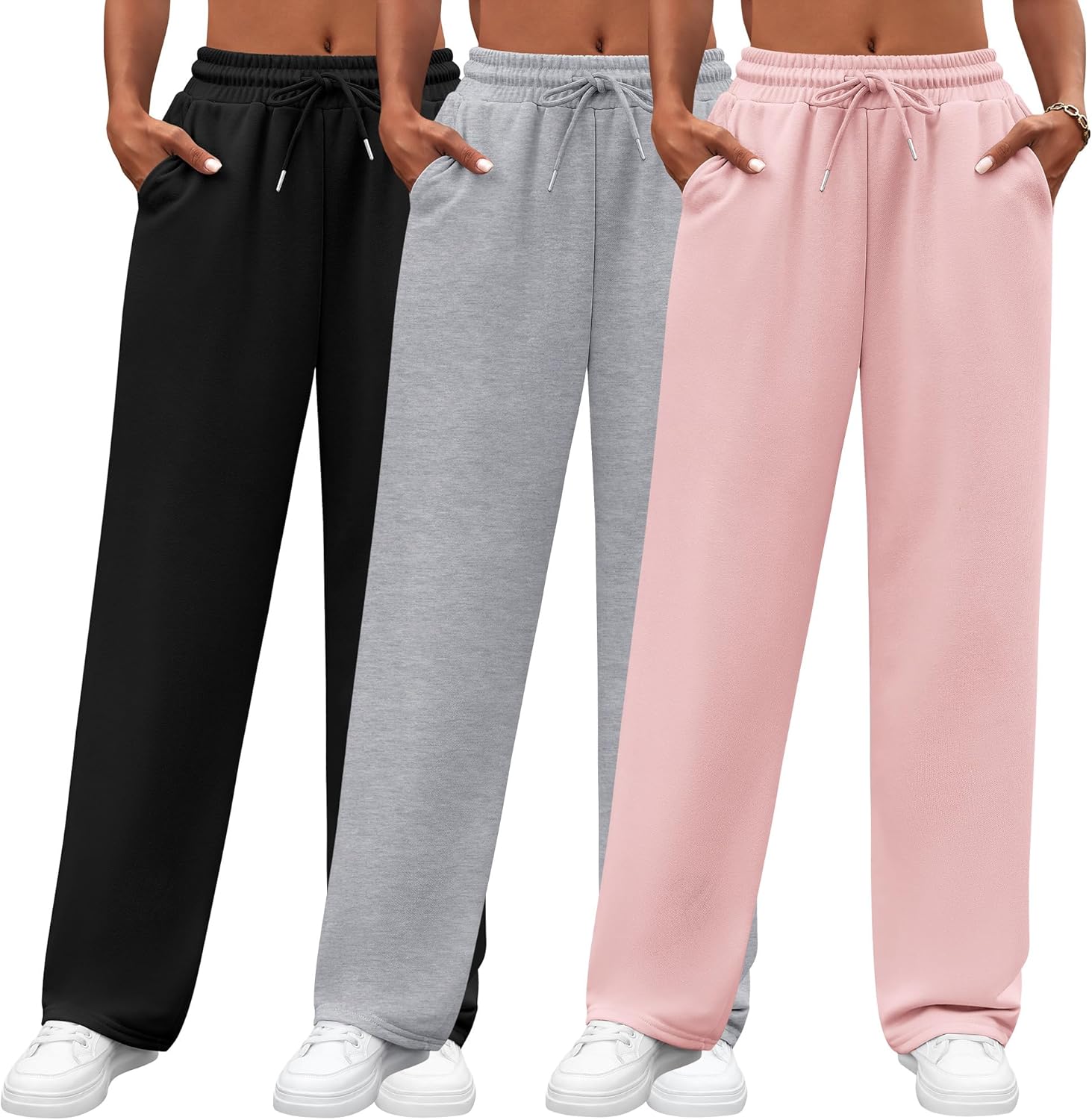 Neer Women's Sweatpants with Pockets for Cozy Casual Wear