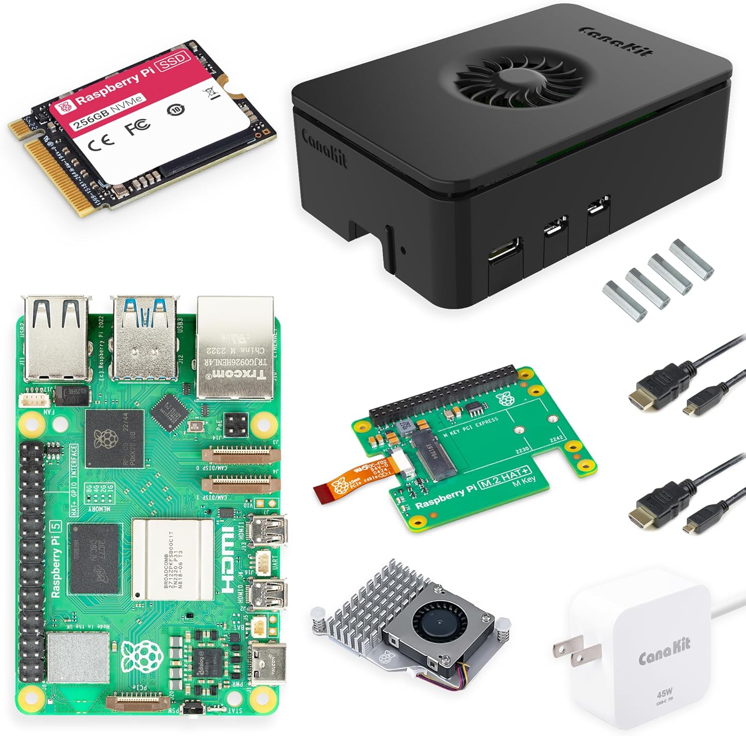 CanaKit Raspberry Pi 5 Desktop PC with SSD for Easy Setup