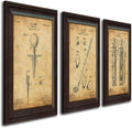 Golf Patent Prints Trio | Vintage Style Wall Art
