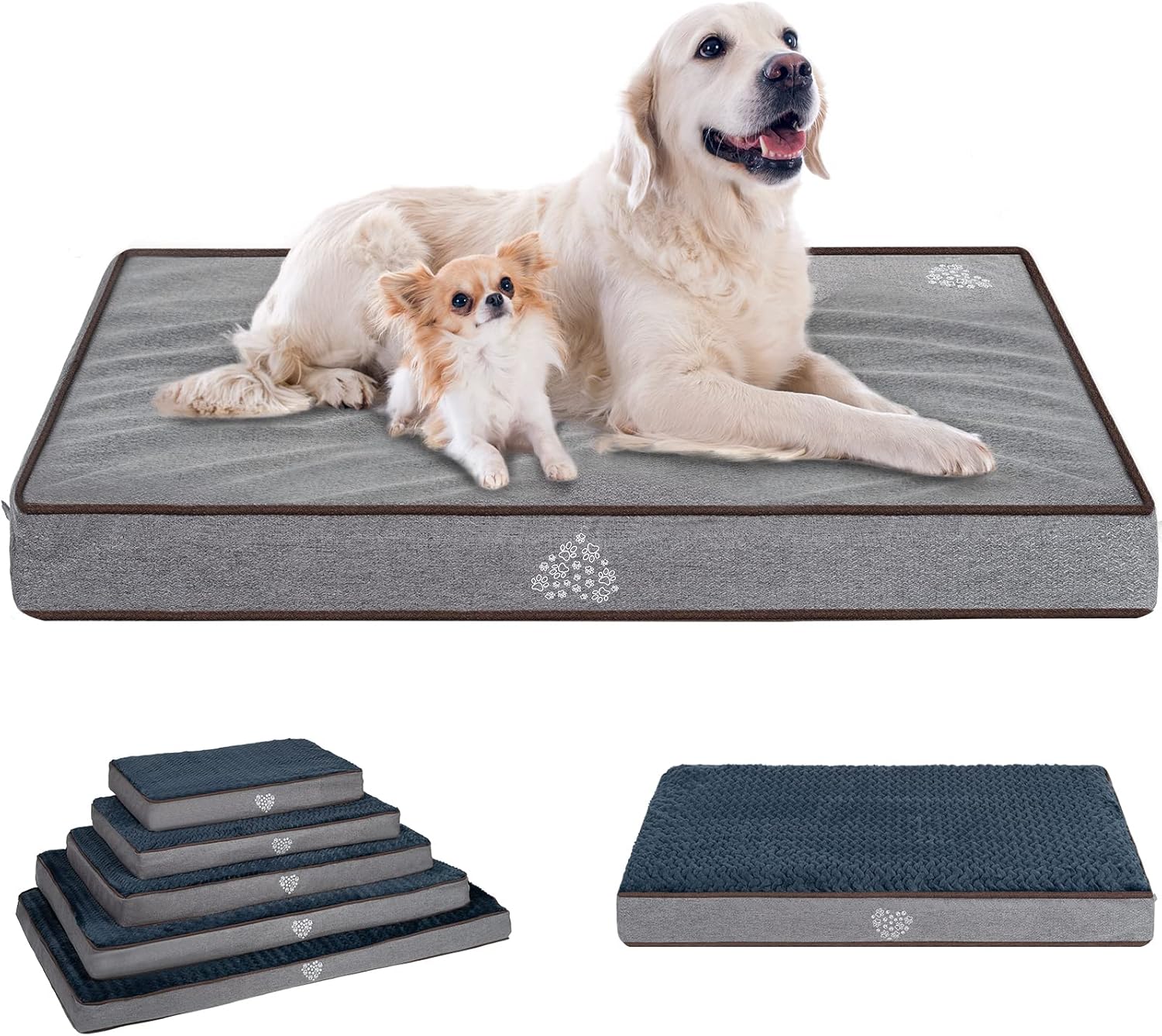 VANKEAN Dog Bed Soft Crate Pad Mat for All Seasons Comfort
