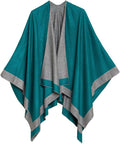 Women's Shawl Wrap Poncho Ruana Cape Cardigan Sweater - Versatile