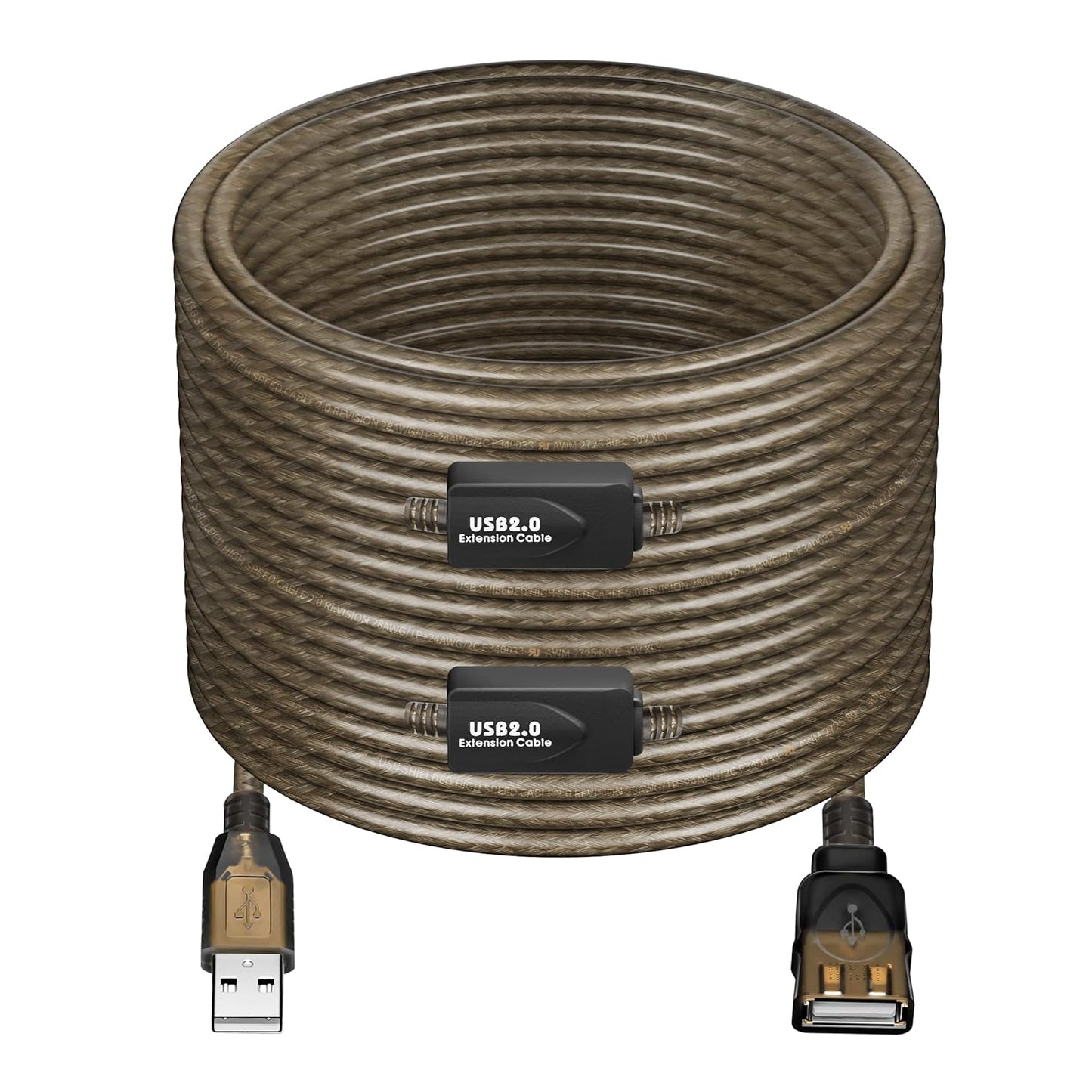 75 FT USB Extension Cable by GGMTY for High-Speed Data
