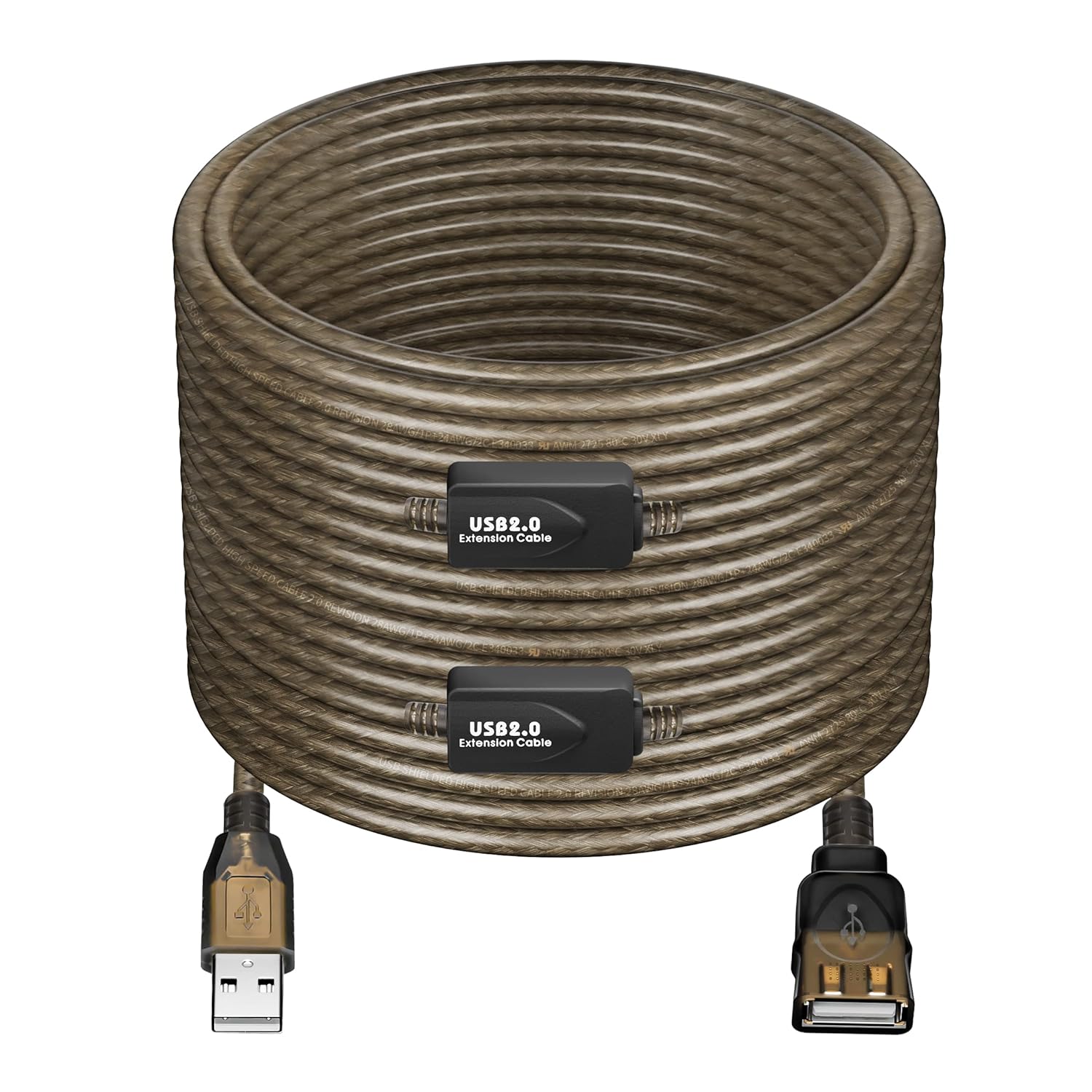 75 FT USB Extension Cable by GGMTY for High-Speed Data