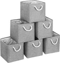 Large 11x11 Inch Cube Storage Bins for Closet and Toys