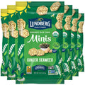 Lundberg Organic Rice Cake Minis Ginger Seaweed - Light Crunch Snack
