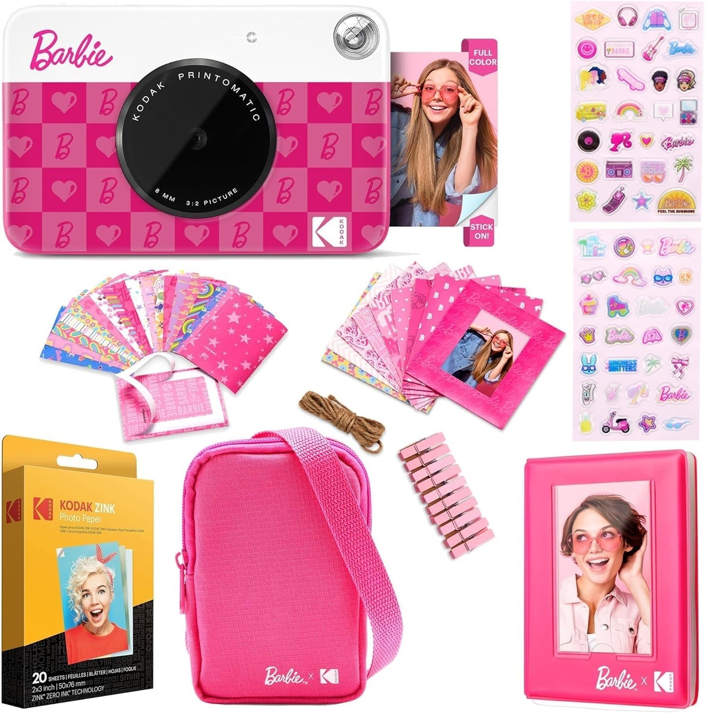 Barbie Printomatic: Full-Color Instant Camera Bundle