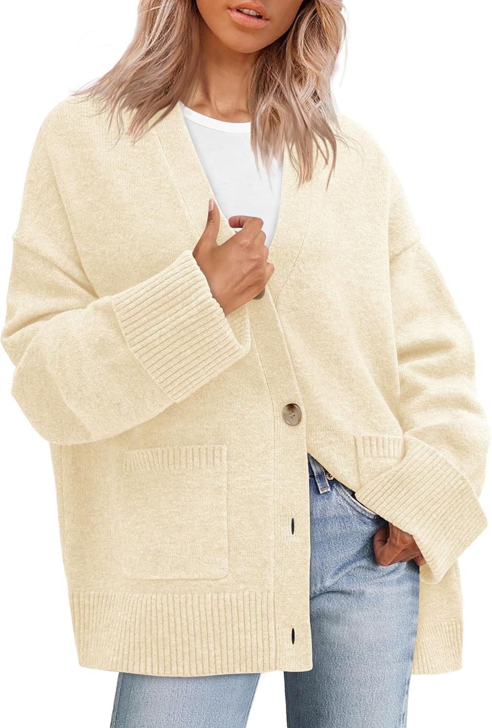 Trendy Oversized Cardigan Sweaters for Women by PRETTYGARDEN