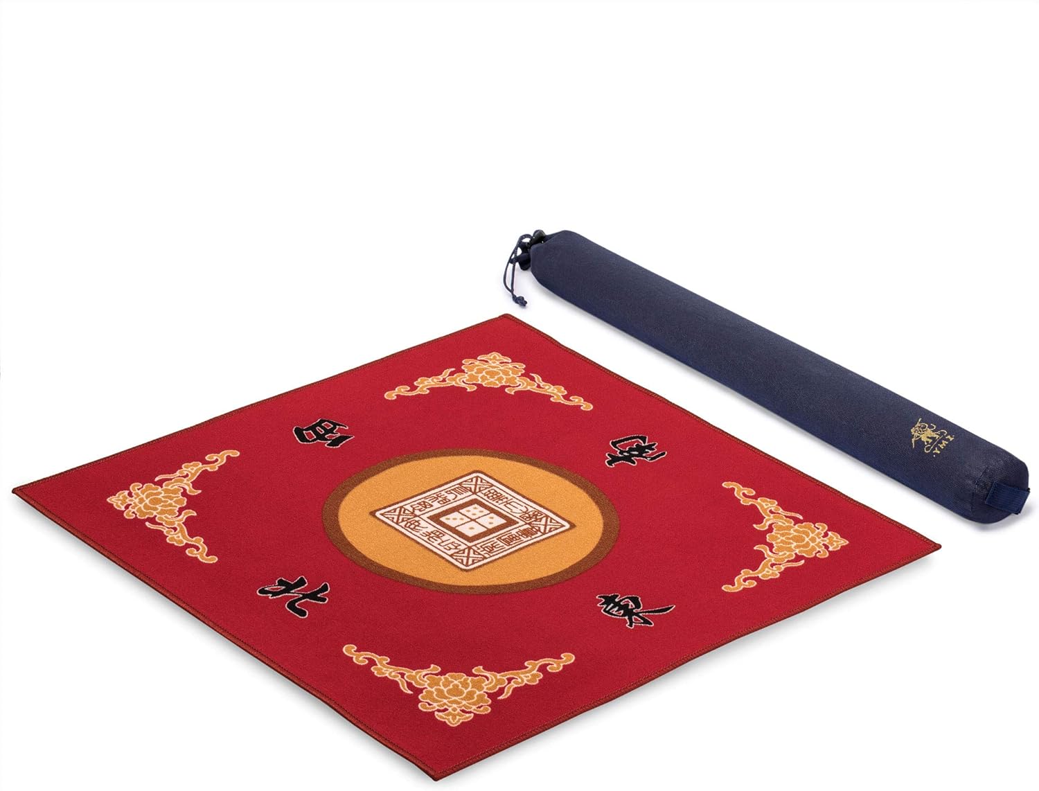 Multi-Purpose Table Cover for Mahjong and Card Games - Red