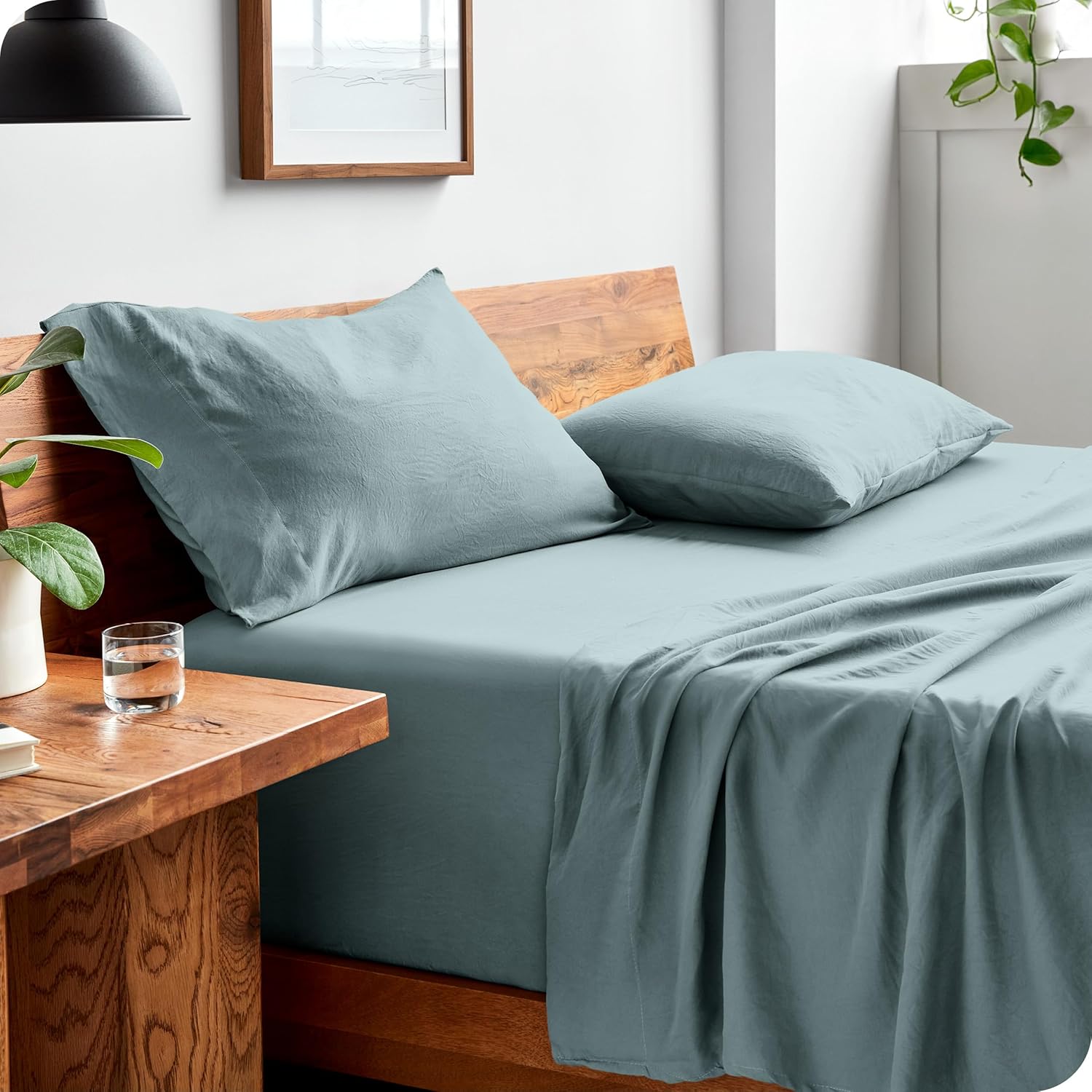 Bare Home Queen Sheet Set - Luxury 1800 Ultra-Soft Microfiber