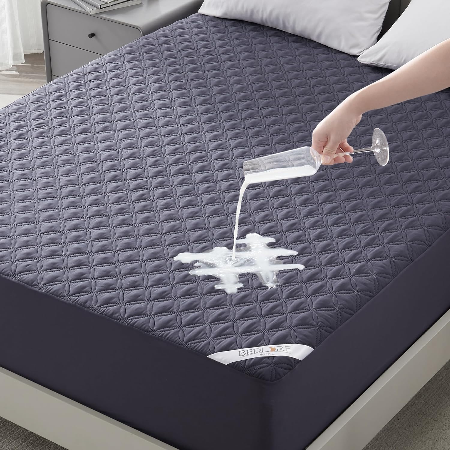 BEDLORE Waterproof Mattress Protector for King Size Beds