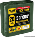 Core Tarps Extreme Heavy Duty 20 Mil Tarp Cover - Waterproof and UV