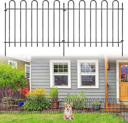 26 Panels Decorative Garden Fence for Stylish Outdoor Spaces