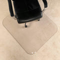 Crystal Clear 1/5in Thick 47in x 40in Heavy Duty Chair Mat - Upgraded