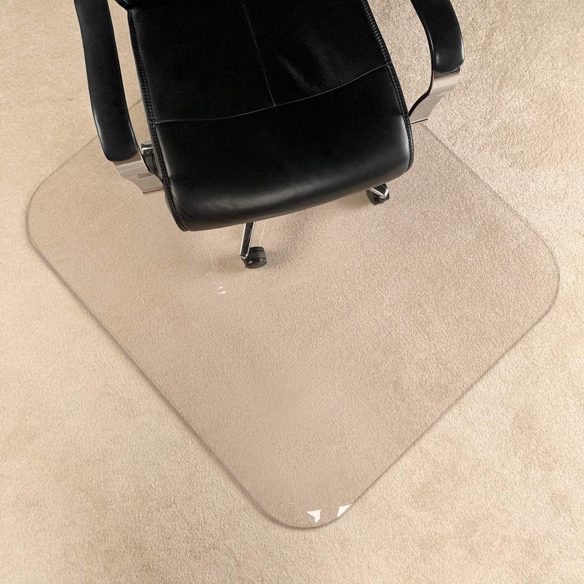Crystal Clear Heavy Duty Chair Mat for Carpet or Hard Floor