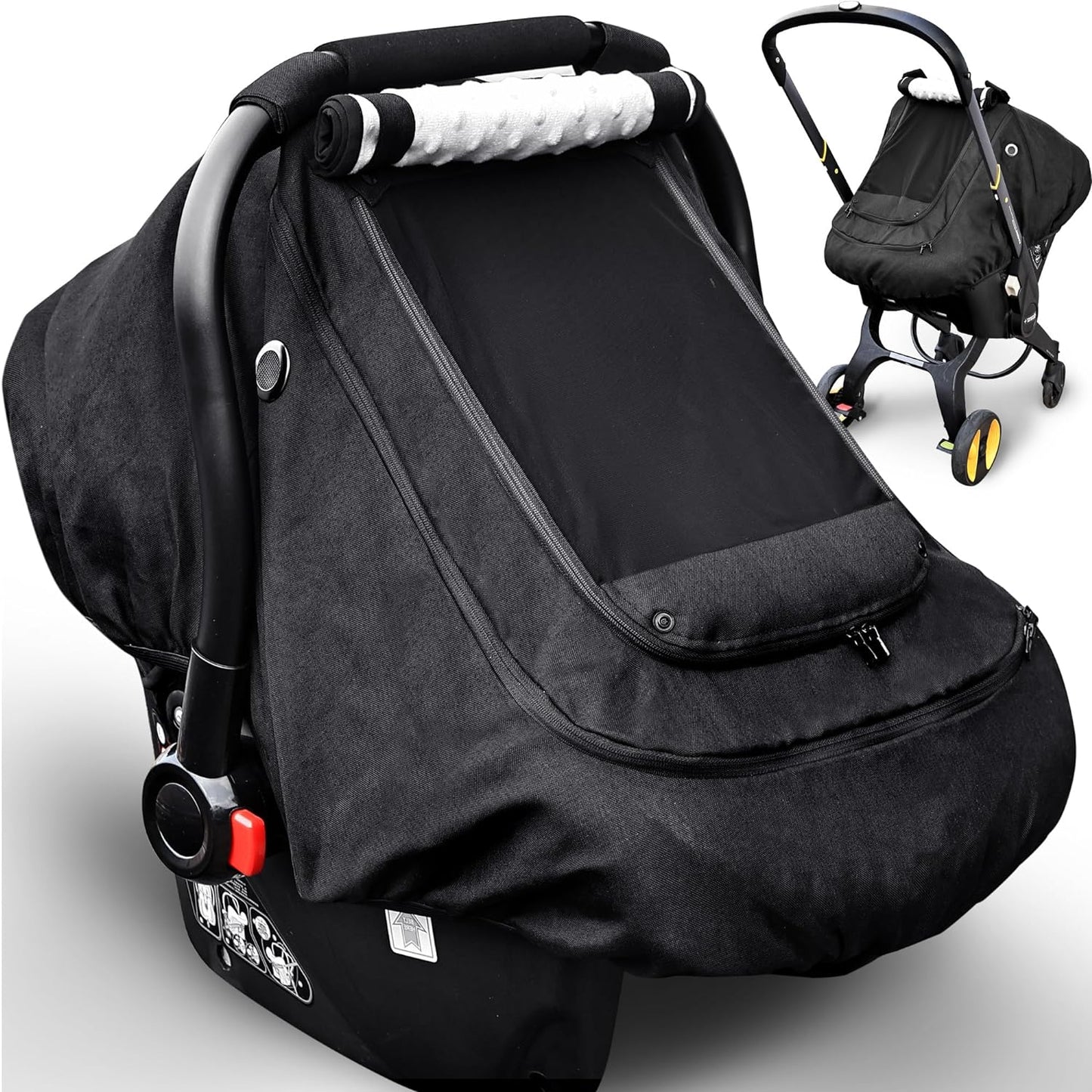 YVMVDV Waterproof Baby Car Seat Cover - Keep Baby Cozy!
