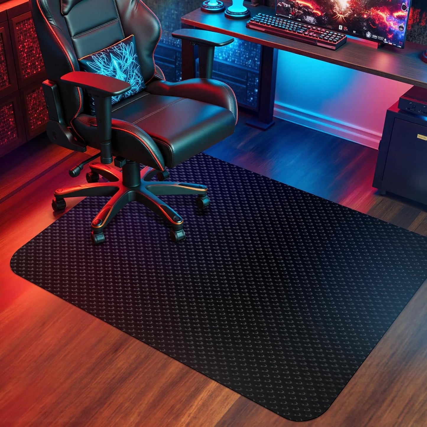 Vicwe Gaming Chair Mat for Hard Floor - 55in x 36in Protector
